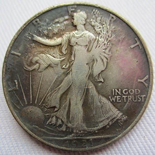 1921-D Walking Liberty Half Dollar Coins COPY