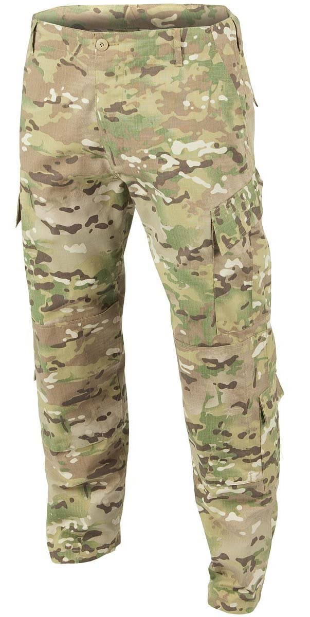 Teesar Men's ACU Ripstop Combat Trousers Multitarn