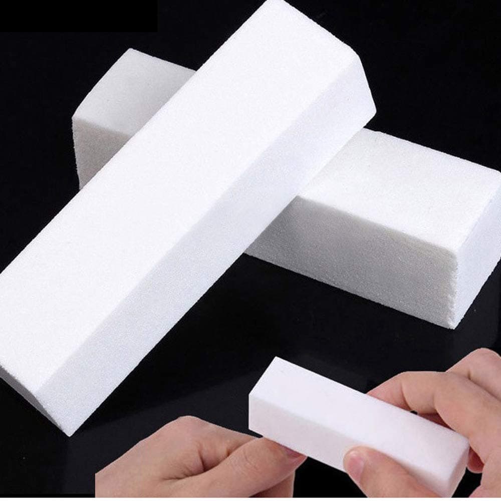 10 Pack White Buffer Sanding Block Files Grit Manicure Pedicure Manicure Nail Art Care