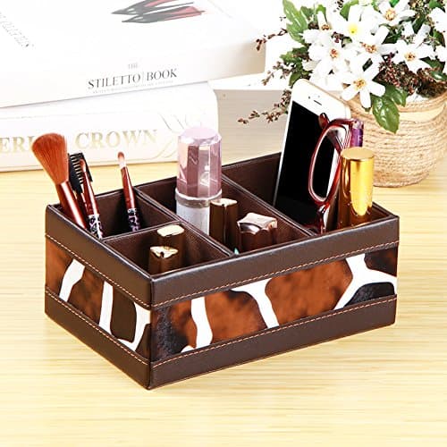 Makeup organizers Table tv remote control storage box Cosmetic storage box-B