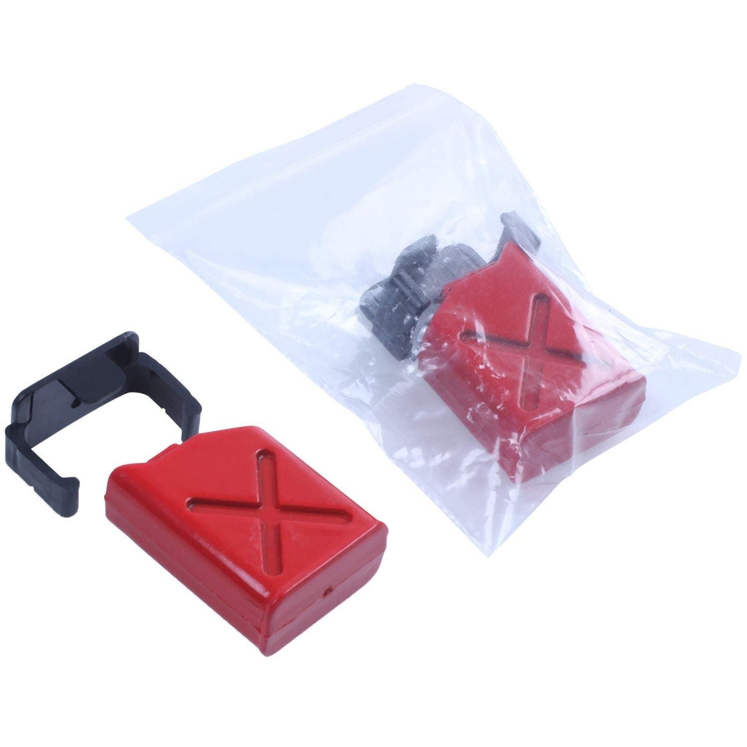 Naliovker 2 PCS 1/10 Scale RC Crawler Accessory Fuel Tank for D90 Axial Wraith SCX10