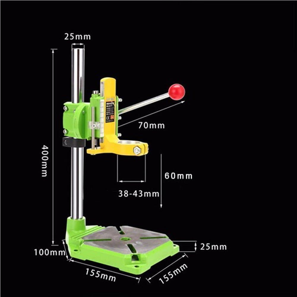 Xiangtat Floor Drill Press/Rotary Tool Workstation Drill Press Work Station/Stand Table for Drill Workbench Repair,drill Press Table,Table Top Drill Press90° Rotating Fixed Frame