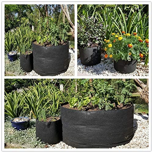 Round Fabric Pots | Plant Pouch Root Container | Aeration Pot Container