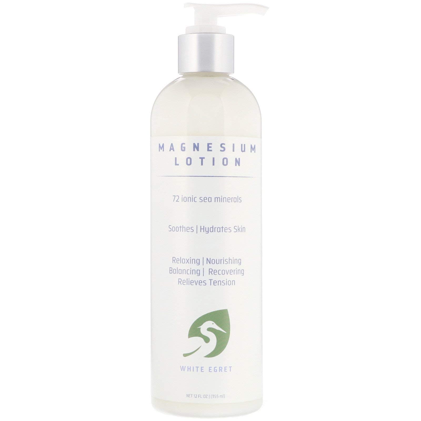 White Egret Magnesium Lotion 12 oz
