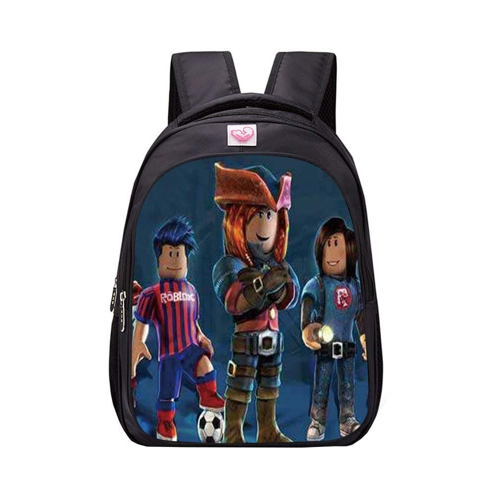NINIUBAL Unisex Roblox School Backpack Game Printed Backpack Suitable for Boy and Girl Casual Backpack