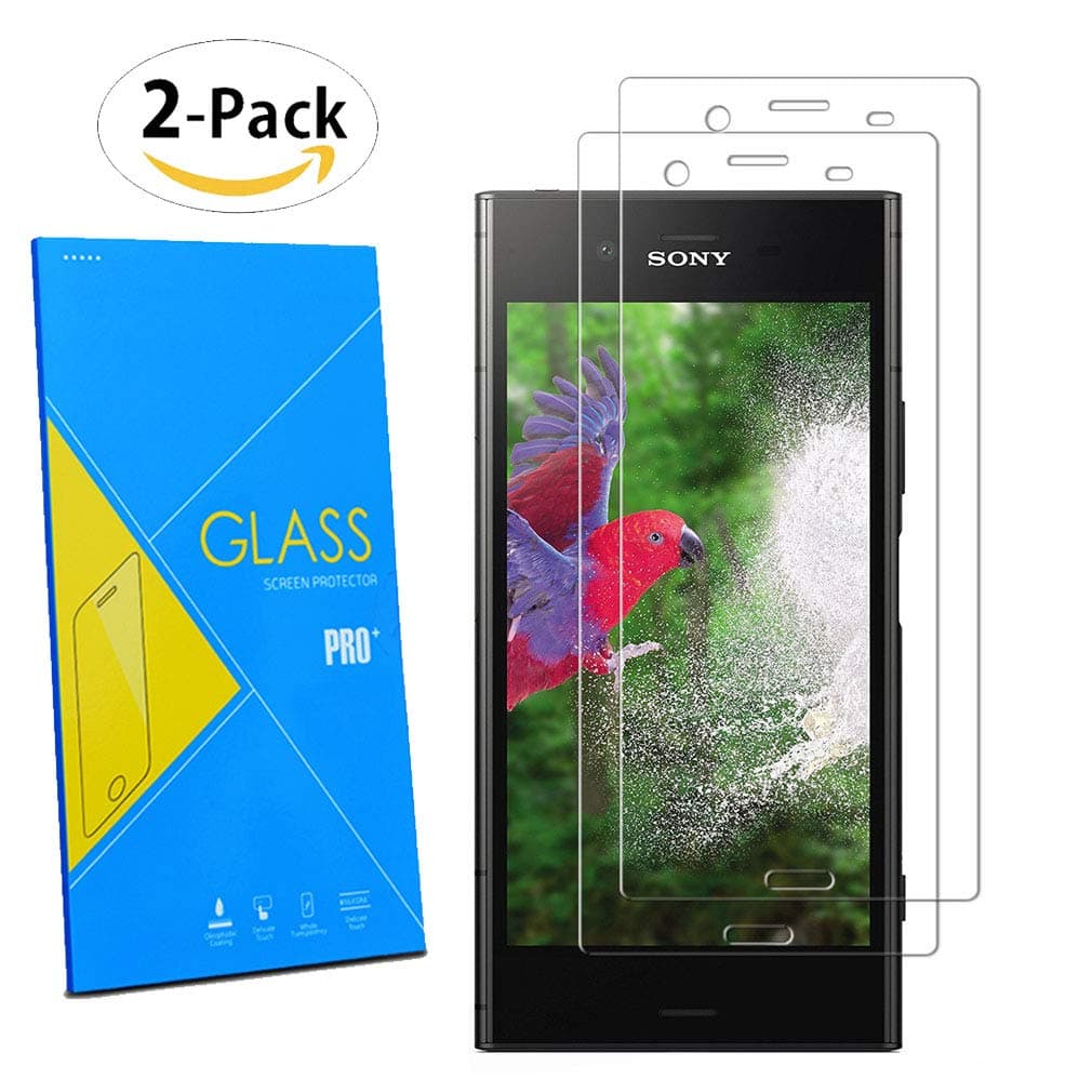 [2 Pack] Sony Xperia XZ1 5.2" Screen Protector - Tempered Glasses Screen Guard Protector FILM For Sony Xperia XZ1