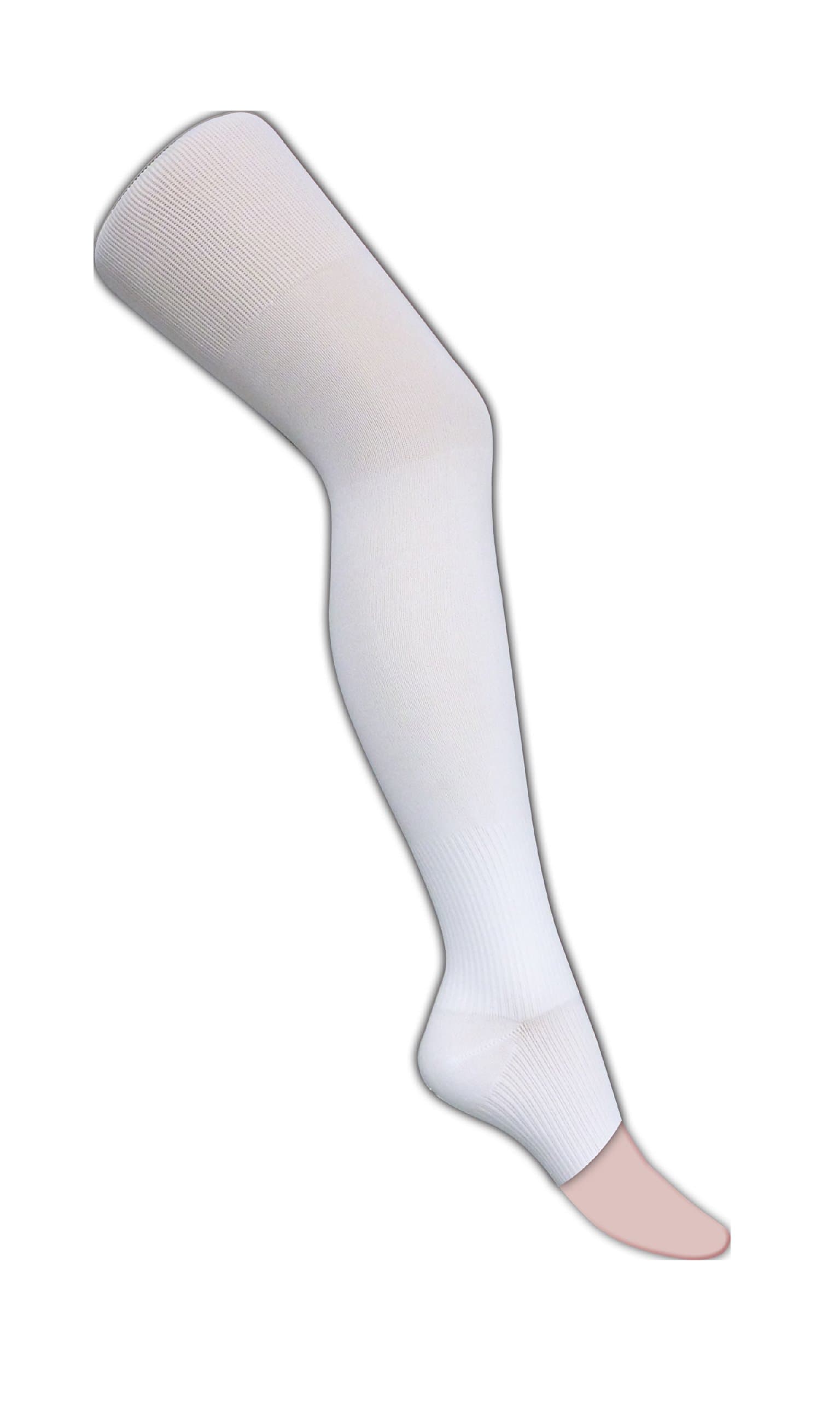 Caresox NiteSox Overnight Sleep Vein Support Compression Socks, White, Medium - NS9011