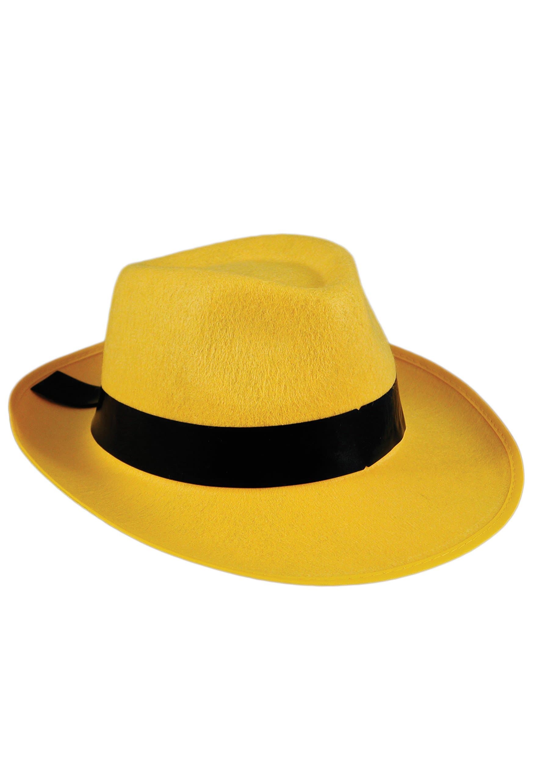 Yellow Fedora Hat Standard