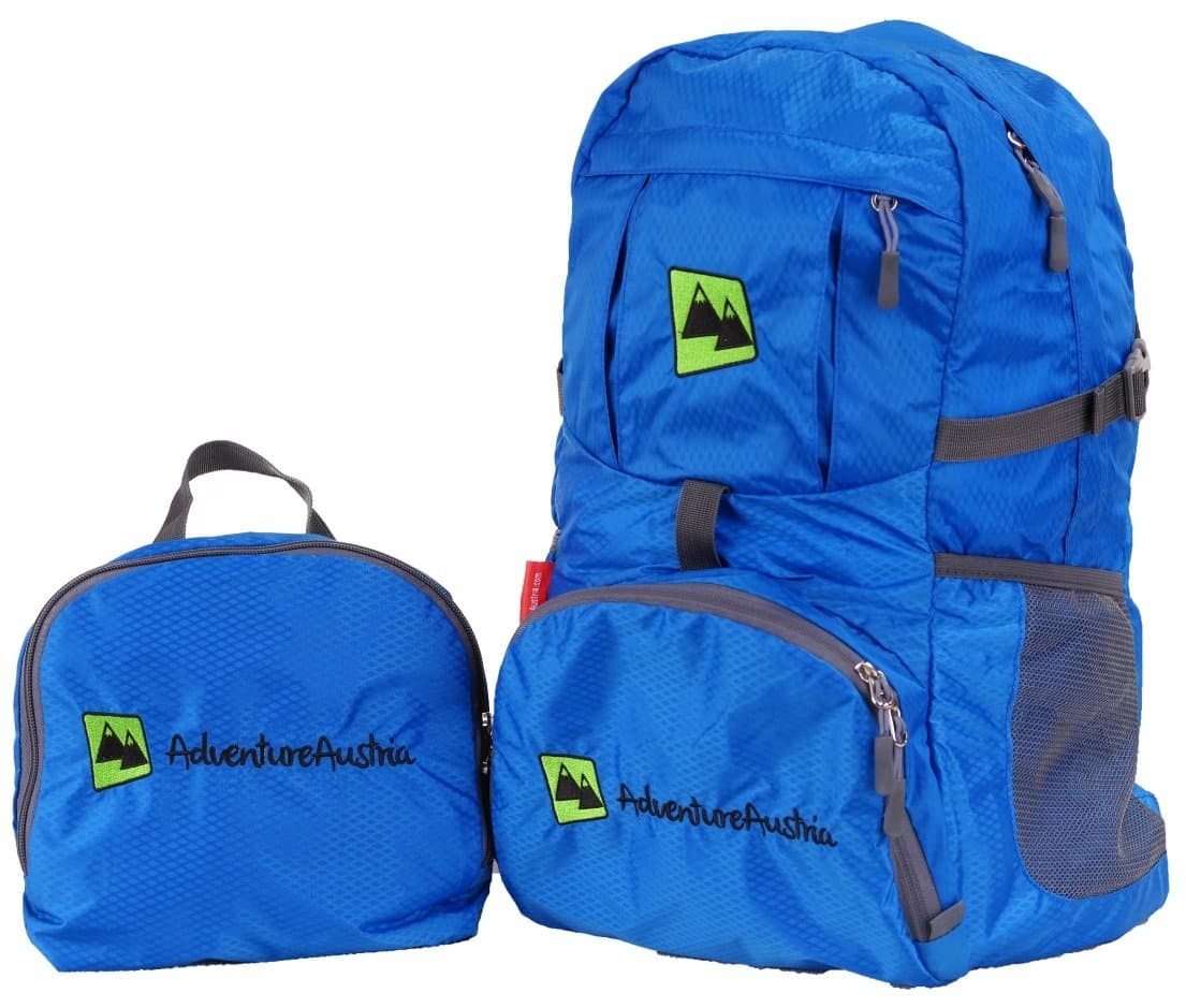 Foldable Backpack for Hiking Rucksack Lightweight Packable Daypack 35l - Perfect as Day Pack for Cycling Walks Travel Trekking Sports Holidays. Unisex Practical & Ultra Light. Available in 5 Colours.