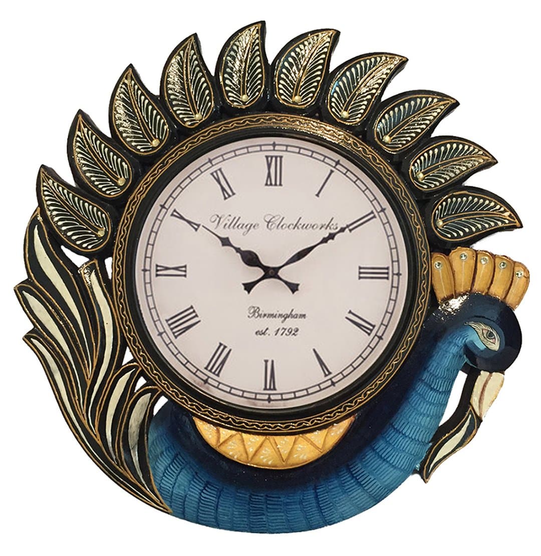 RoyalsCart Peacock Analog Wall Clock [KTWC10]