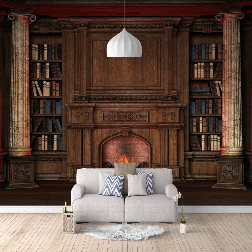 Wall Mural Paper Ceiling 3D Tiles Hd Image Tv Backdrop Fireplace Bookshelf Embossed Custom Gift Abstract Landscape Beauty Game Print