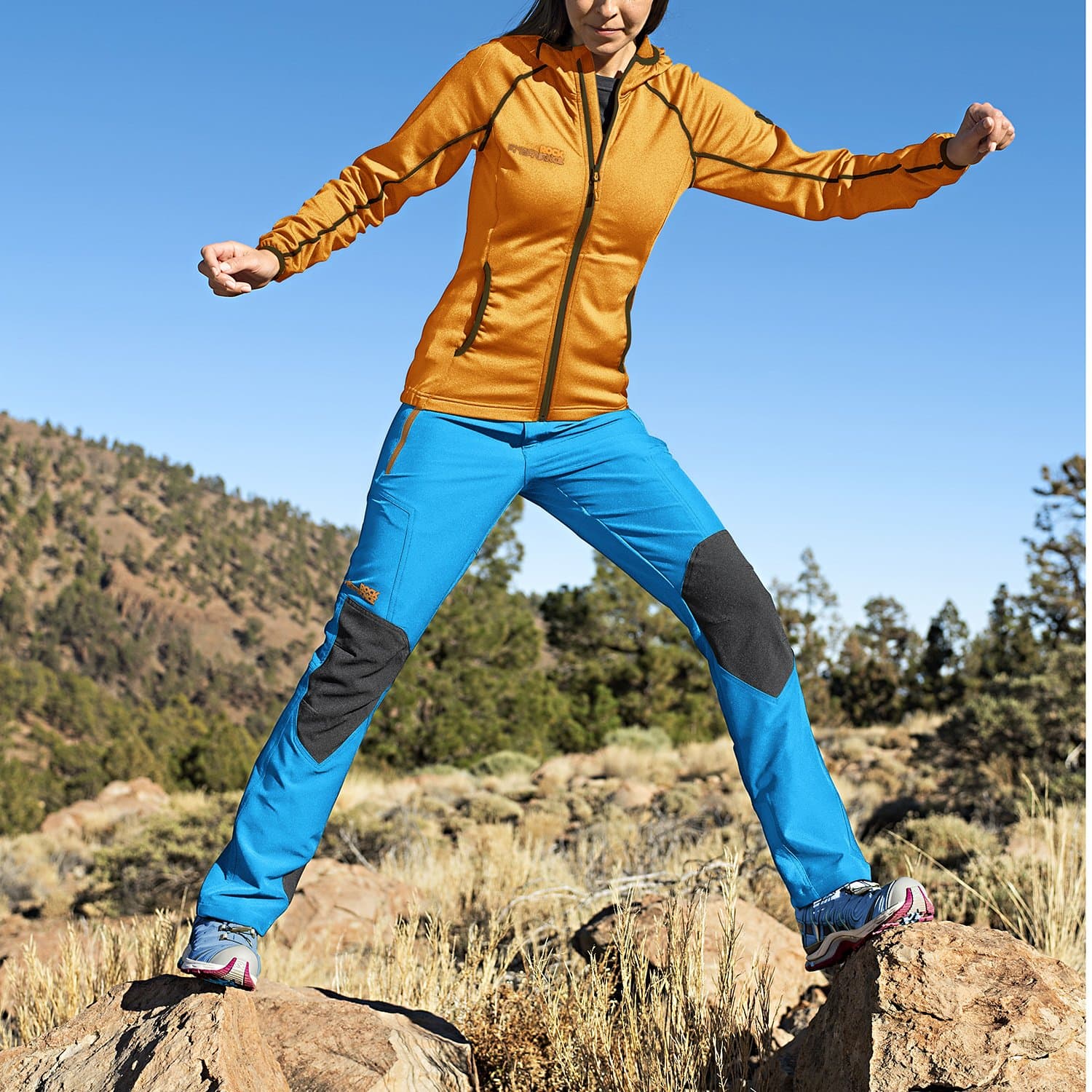 Softshell Trousers MANKA Ladies Blue