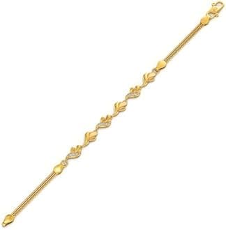 Joyalukkas 22k (916) Purity BIS Certified Foliage Fantasy Gold Bracelet For Women