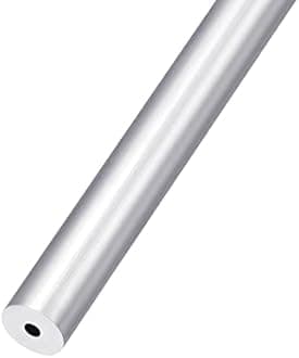 METALLIXITY 6063 Aluminum Tube (12mm OD x 3mm ID x 300mm L), Aluminum Round Tubing - for Home Furnishing, Machinery, DIY Handicraft