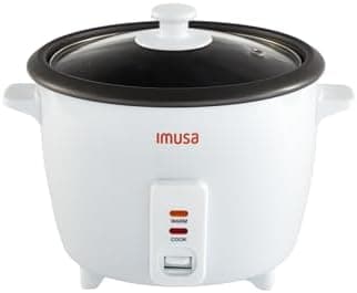 IMUSA 10 Cup Ceramic Electric Rice Cooker - White