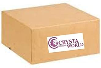 CRYSTA WORLD K9 3 Watts Crystal Chandelier Light Fixture,Warm White,Round