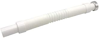 Variosan Flexible Drain Hose 13972, 1 1/4 Inch x 32 mm, Siphon/Odour Trap for Washbasin, Extendible from 320-880 mm