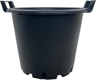 Oakland Gardens Heavy Duty 30L Plant Pots Potato Containers With Handles Buckets Plastic Planters - Large Planter Pots for Gardens - Flowers, Vegetables & Trees (30 L, Pack of 8)