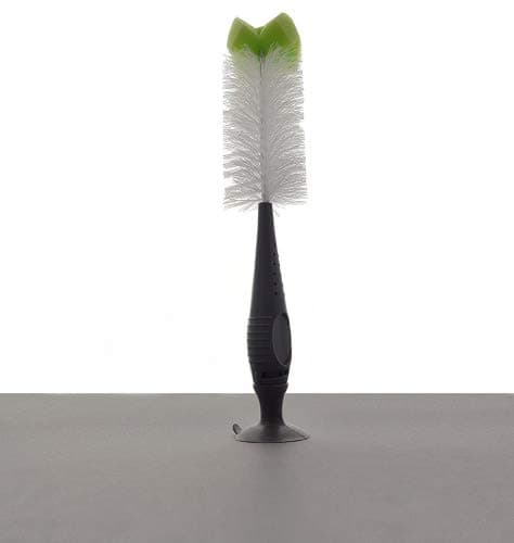 Bottle Brush with Soft Bristles - 3 Pack - 3 Premium Value Bottle Brushes - Sports/Beer/Water/Glass Bottle Brush - Includes Nipple Brush Feature