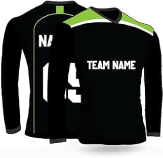 cricket jersey for men full sleeves with name team name number | soccer jersey full sleeve | soccer jersey customize for men boys | football jersey for men full sleeves DOdr1008-C901184-C-WH