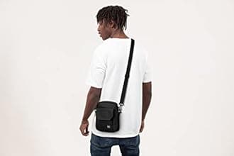 PAUBACK Crossbody Bag for Mens,Travel Passport Wallet Bag for Men for Cell Phone, Small Neck Pouch Side Shoulder Bag for Men