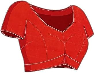 SIRIL Women's Organza Jacquard Zari Stripe Independence Day Tricolor Tiranga Saree With Unstitched Blouse Piece