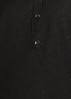 BLOCKS OF INDIA Long Cotton Kurta Womens Plain Straight Kurta, 3/4 Sleeve, Knee Length with 2 Pockets