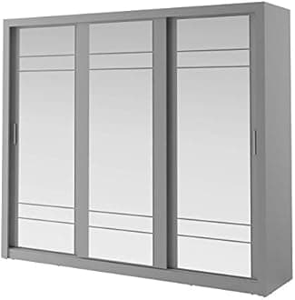 Arti AR-02 Sliding Door Wardrobe 250cm [Grey]