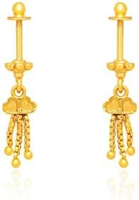 Tradition Bugadi, Bugdi, Gold Plated Bugadi for Women & Girls Alloy Earring Pack Of 2PairCMB1815,1907