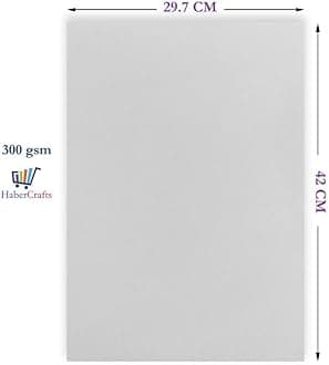 A3 Blotting Paper for Ink & Oil - Super Absorbent, 300gsm - 5 White Sheets