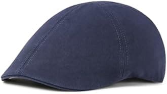 BOTVELA Newsboy Cap for Men Cotton Beret Ivy Irish Gatsby Driving Cabbie Hat