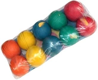 Fly Master Rubber Balls for Cricket (Multicolour) Pack of 10