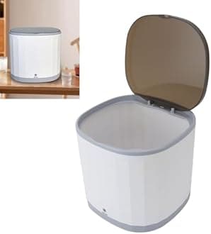 Mini Portable 360° Fully Automatic Dishwasher Tea Cup Washing Machine Home Office Study