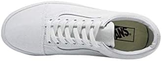 Vans Womens Old Skool Gym Athletic and Training Shoes White 6 Medium (B,M)