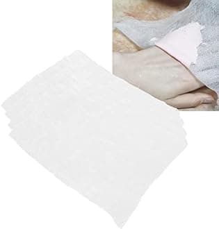 100pcs Gauze Mask Disposable Face Mask, Gauze Mask, Cotton Gauze Pre-Cut Cotton Soft Mask, Disposable Gauze Facial Gauze Skin Pads