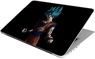 ANCIARY Full Panel Laptop Skin Stickers Bubble-Free HD Quality Sticker for Laptops Upto 15.6" (Dustproof|Waterproof|Scratchproof|Reusable) - Goku FL
