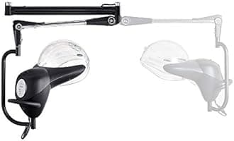 DIR Salon Hair Steamer, Hood Wall Mount Treatment Steamer ION, Black