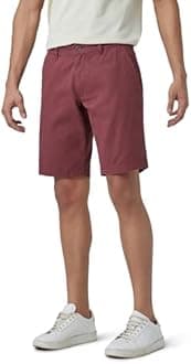 XYXX Men's Element Chino Shorts | Solid Straight Fit | 100% Cotton with Dual Pockets & Plus Sizes