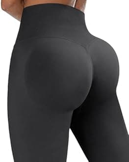 JGS1996 Hidden Scrunch Butt Lifting Leggings for Women Tummy Control High Waisted Workout Gym Seamless Impact Yoga Pants