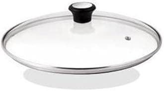 Tefal Glass lid with stainless steel rim and steam regulator 24cm, Transparent, 28097512