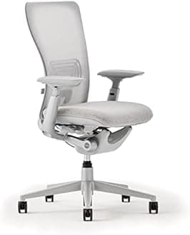 HaworthZody Dual Posture Mesh Office Chair – Ergonomic Desk Chair with Forward Tilt Option – with Lumbar Support (Cement)