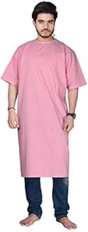 Avneel Poly Cotton Patient Dress patient gown/examination/both side wearable hospital use Gown, patient gown (pink) free size unisex