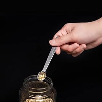 Gunmetal tiny spoons set