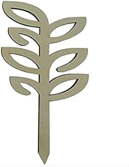 Wooden Hanging Houseplant Trellis for Climbing Plants Indoor Potted Plant Small Climbing Plant Trellis Supporting Tool (Leaves Shaped)