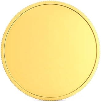 Joyalukkas 22K (916) Purity Gold Coin | Yellow Color | Round Shape | Plain Design.