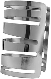 COLORFUL BLING 2 Pieces Gold Tone Cuff Bangle Bracelet Set for Women Girls Adjustable Smooth Wide Thin Thread Wire Armband Armlet Wrist Jewelry Set