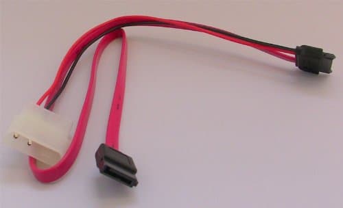 Slimline SATA to 7-pin SATA Conversion Cable