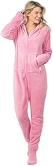 PajamaGram womens Womens Onesie With Hood