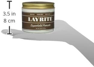 Layrite Superhold Pomade High Hold, Medium Shine, Water Soluble, 227118