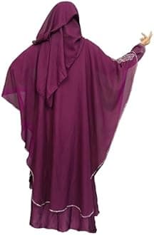 Nida fabric Free Size Muslim Burqa/Abaya & Burkha Dress for Muslim women and Girl's (F01-Burkha)